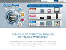 Tablet Screenshot of brainchild.com.tw